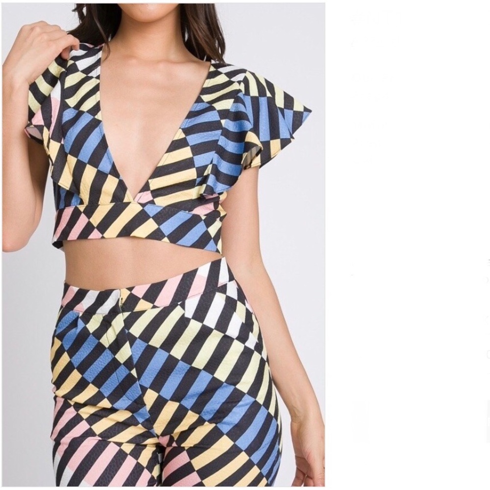 A.peach | Enigma Two Piece Pant Set - Picture 2 of 4